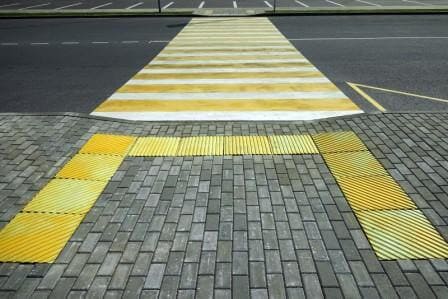 Организация пешеходного перехода для людей с ограниченными возможностями